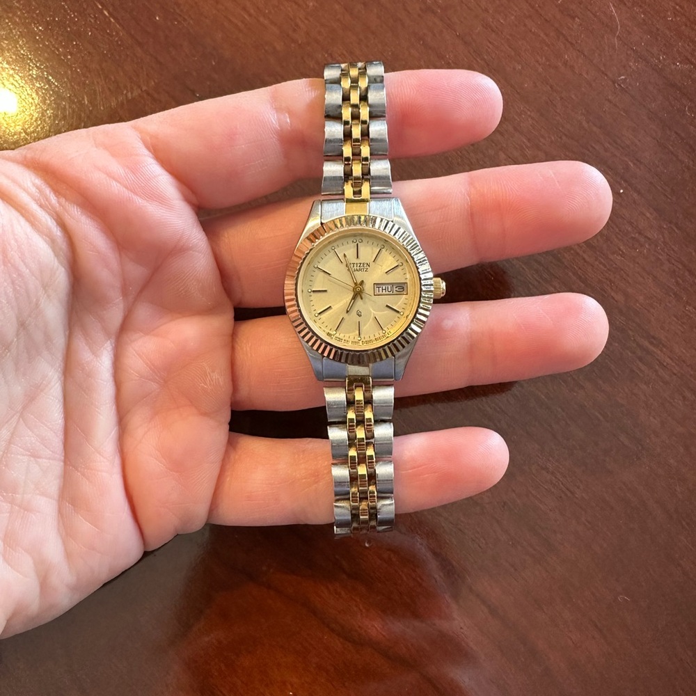 Citizens Two-Tone Gold and Silver Watch